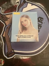 True Wireless Earbuds With Power Bank BTH-F9-5  New In Black