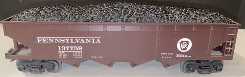 Tolva de 4 bahías MTH RailKing escala O Pennsylvania PRR H21e con carga de carbón #137759 | Zustand: Used