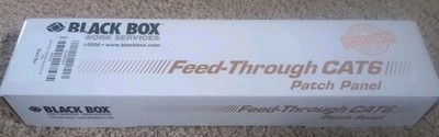 New Blackbox JPM816A Feed-Through CAT6 Shielded Patch Panel - 48 Port