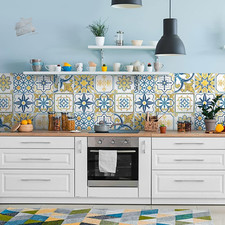 - Stickers Tiles Kitchen Bathroom Tiles Stickers PVC Waterproof Anti-Frost