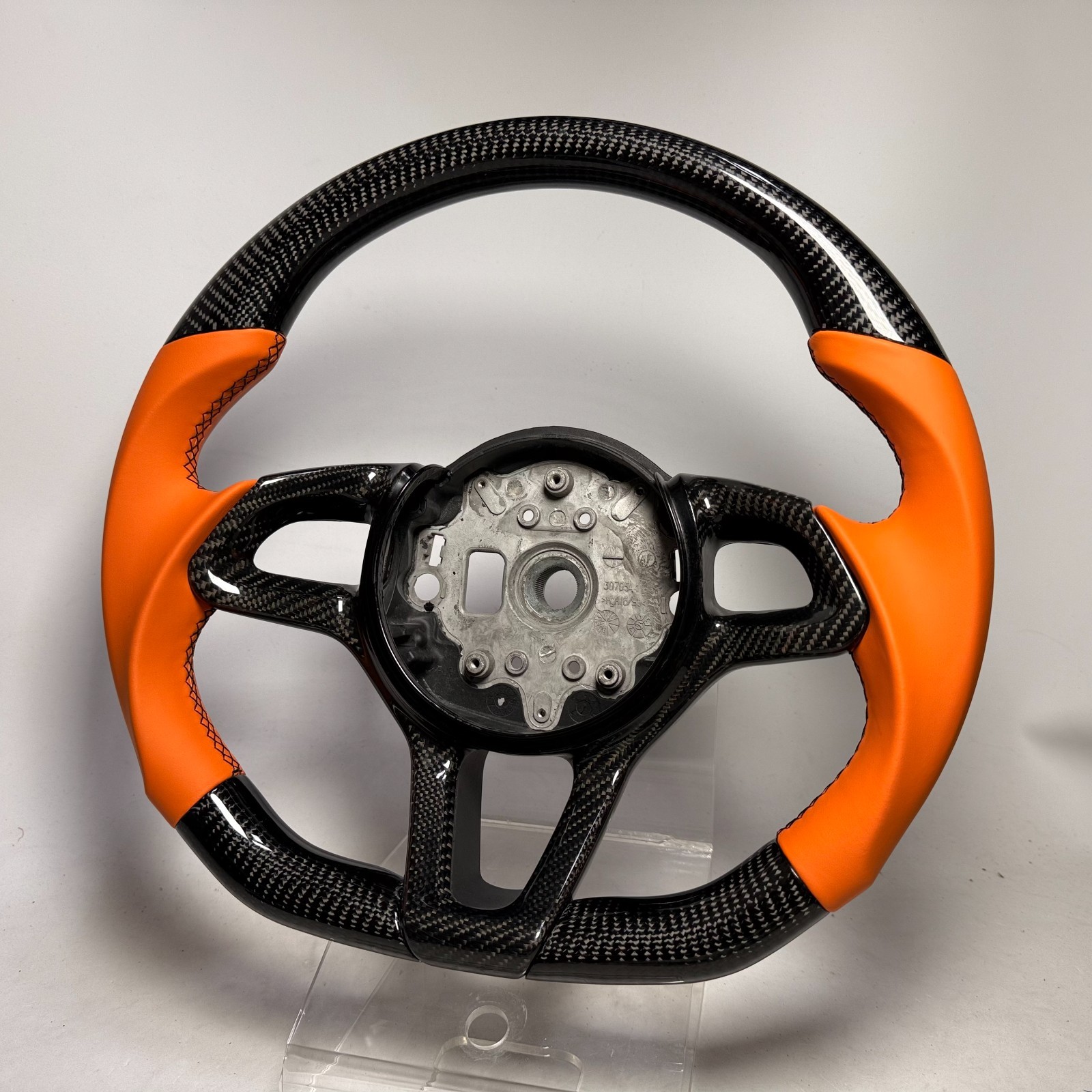 Carbon Sportive steering wheel McLaren MP4 570S 650S 675LT GT Orange leather EX