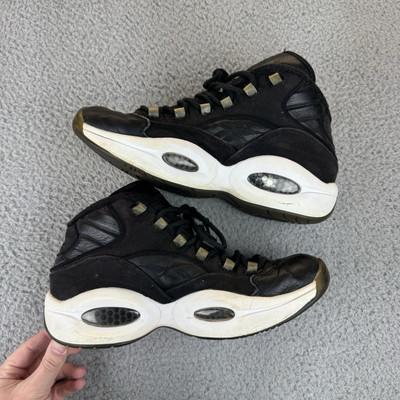 Reebok Question Mid Black White Men’s Size Allen Iverson