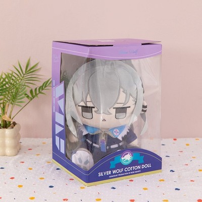 Honkai: Star Rail Silver Wolf 35cm Plush Doll Pillow w/Clothes Stuffed Toys Gift