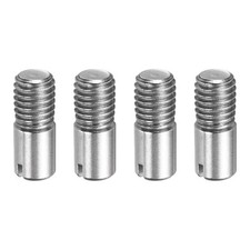 4 Pcs M8 x 20mm Slotted Cylindrical Pins, Stainless Steel External Thread Pin