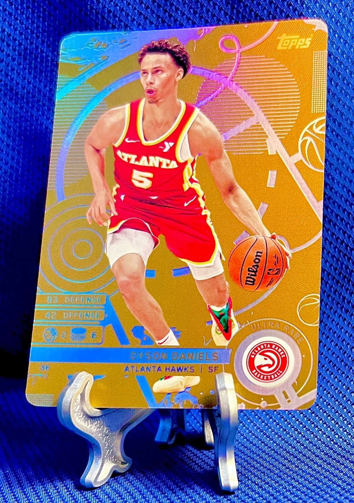 2025 Topps Match Attax SSSP GOLD ULTRA RARE Dyson Daniels 38 Case Hit US 1:168