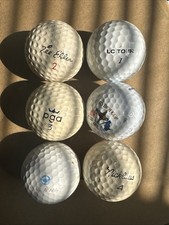 Vintage/Collectible Golf Balls LOT OF 6  1