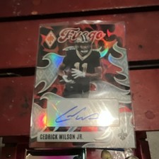 2025 Panini Phoenix Fuego Signatures Auto Cedrick Wilson Jr. FUS-77 Saints NFL