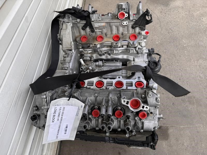 13-18 Bentley Continental GTC Engine Motor 4.0L Turbo V8 Long Block P