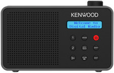 Kenwood CR-M25DAB-B DAB+ Radio (Mit Wecker, Bluetooth, Akku, USB, UKW) #1907351