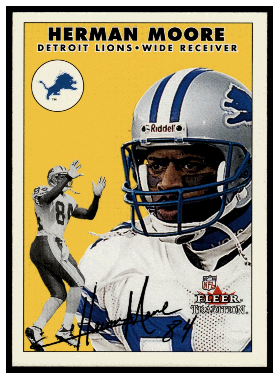 2000 Fleer Tradition #131 Herman Moore ~ Detroit Lions