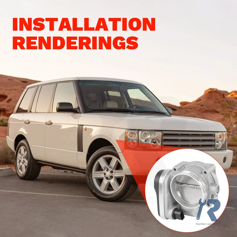 Throttle Body Fit For BMW Z8 X5 540i 740i 740iL Land Rover Range Rover 4.4L - Image 2 of 4