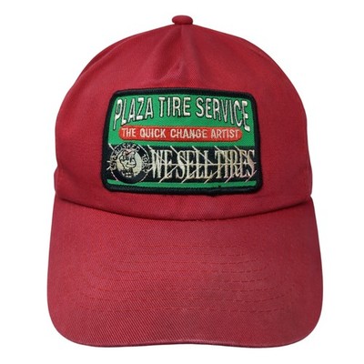 Plaza Tire Service The Quick Change Artist Snapback Hat Red One Size Mohr's