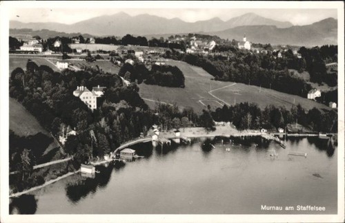 Murnau Staffelsee Murnau Staffelsee Fliegeraufnahme x 1951