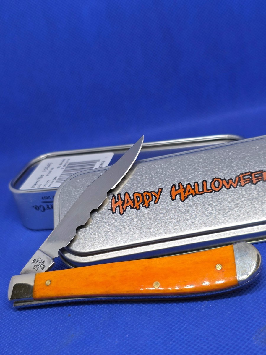 2014 Case XX Happy Halloween Slimline Trapper 61048 NIB 10545 | eBay