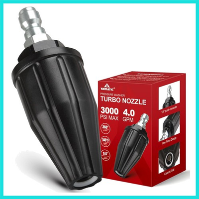#ad #ad Pressure Washer Tips Turbo Nozzle 360° Rotating Spray Turbo 3000 PSI 4.0GPM ... $31.45