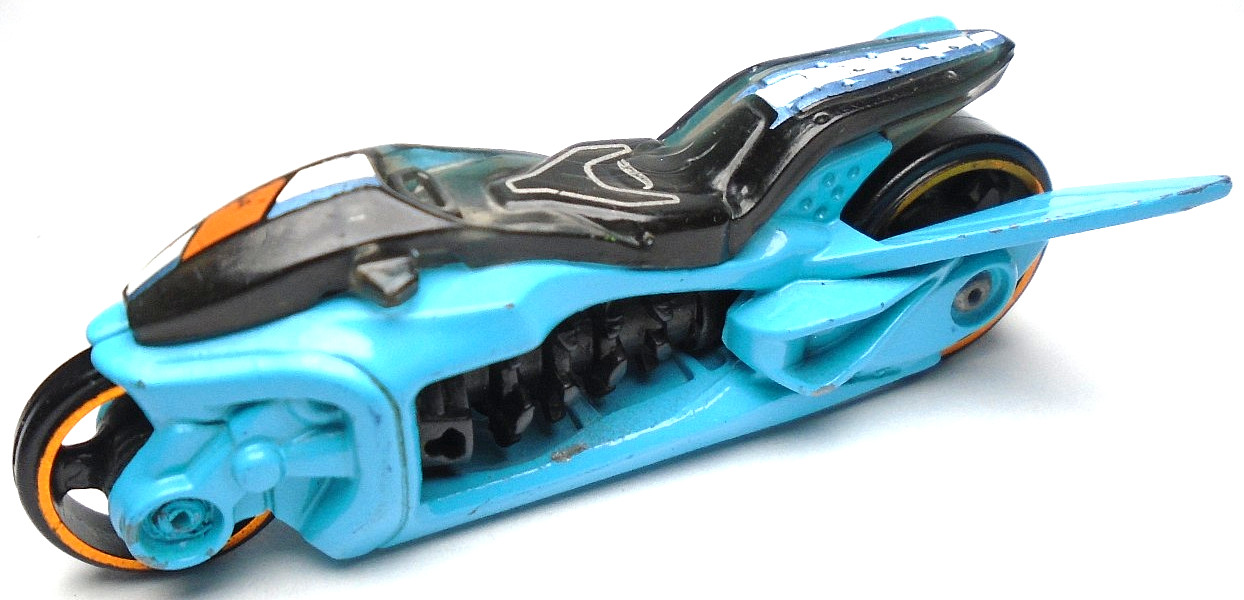 2016 HOT WHEELS HW MOTO FLY-BY BLUE & BLACK DIECAST 2 7/8" MOTORCYCLE SUPERBIKE