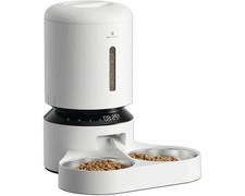 Futterautomat Pet Libro Granary Dual Food Tray 5L weiß, programmierbarer smarter