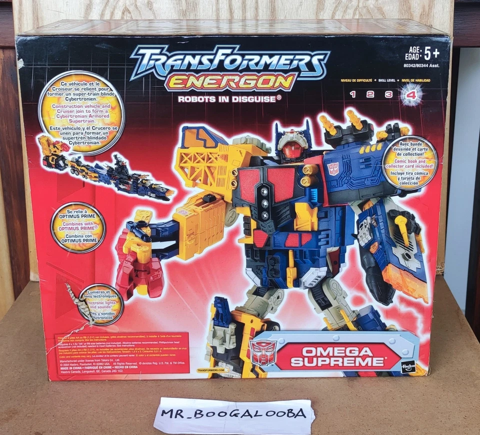 Transformers 2004 Energon Powerlinx Omega Supreme + Energon Optimus Prime MIB - Imagen 3 de 4