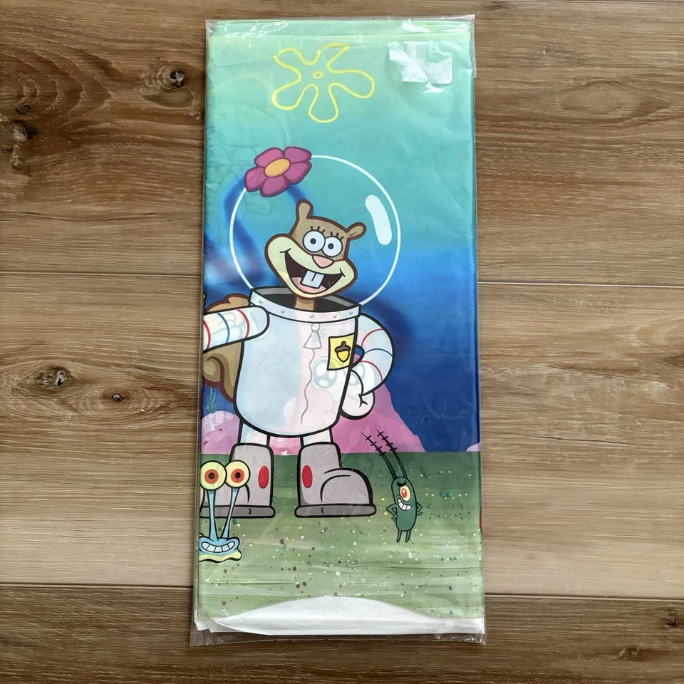 Spongebob Squarepants Plastic Table Cover - Image 3 of 4