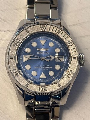 Invicta Swiss Auto Inaugural Edition Bracelet Watch #1of1000 Very Rare!! MINT!!