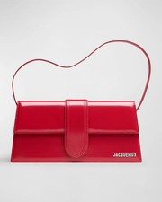 Jacquemus Le Bambino Long Red Leather Shoulder Bag NWT 1090 Retail