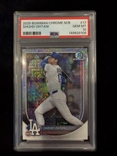 2025 Bowman Chrome Shohei Ohtani #17 Mega Box Refractor PSA 10