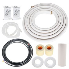 25 Ft 3/8 & 5/8 Mini Split Line Set Cooling C...