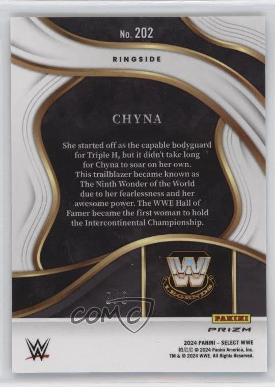 2024 Panini Select WWE Ringside FOTL FOTL Mojo Prizm /8 Chyna #202 - Image 2 of 2