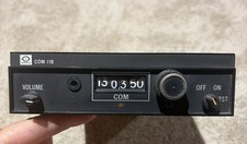 Narco Com 11B VHF Transceiver W/ Tray COM11B UNTESTED