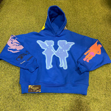 Blue For All The Dogs Drake Hoodie: M