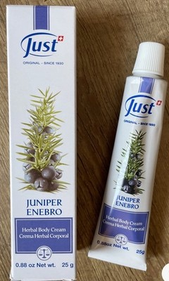 Swiss JUST Crema Herbal Corporal de Enebro Juniper Herbal Body Cream 25g
