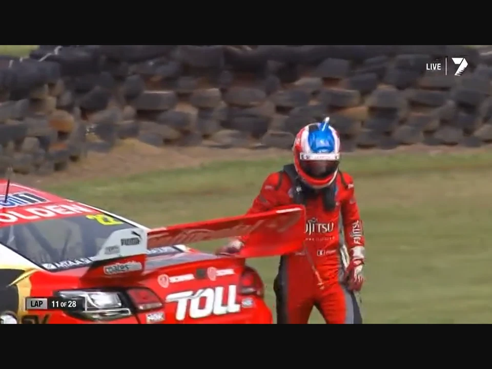 Race Gloves used : Alexandre Premat V8 Supercar 2013 - Signed - Photo 4/4