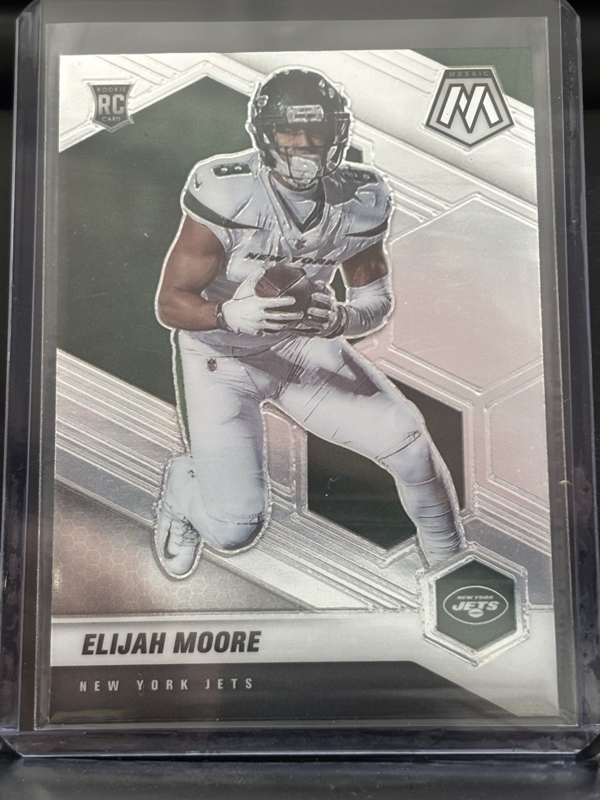 2021 Mosaic Elijah Moore #316 New York Jets Rookie Football Card