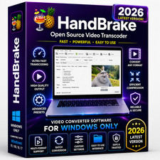 HandBrake 2026 Video Converter Software - Transcode Compress Rip DVD Windows