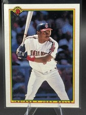 1990 Bowman Joey Belle Rookie Card (RC) #333 - Cleveland Indians. rookie card picture