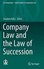 Company Law and the Law of Succession by Susanne Kalss (English) Hardcover Book
