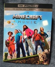 A Minecraft Movie (4K UHD, digital and slipcover) NEW & sealed