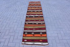 Vintage Turkish Runner Rug 2,1x8,4 ft (65x256...