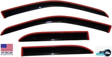 AVS Auto Ventshade in-Channel Rain Guards for 2007-2021 Toyota Tundra CREWMAX