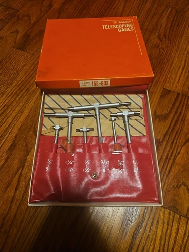 Mitutoyo 155-903 6 Pc 5/16"- 6" Telescoping Gage Set NEVER USED