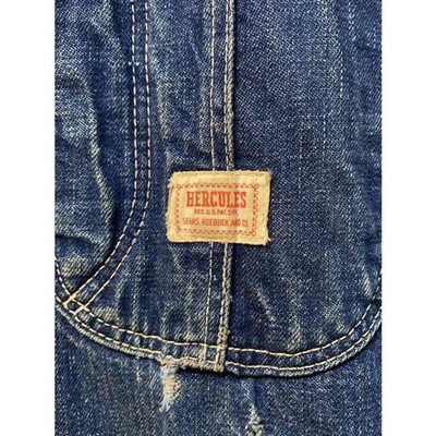 HERCULES 60s Blanket Lined Denim Coverall Chore Jacket Men 6205 | eBay