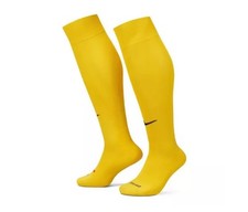 Nike Classic Cushioned Knee High Soccer Socks Yellow L Men 8-12 Women 10-13
