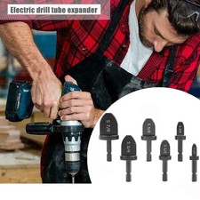 6P  Air Conditioner Copper Tube Expander Swaging Tool Drill Bit Set Pipe Flar 