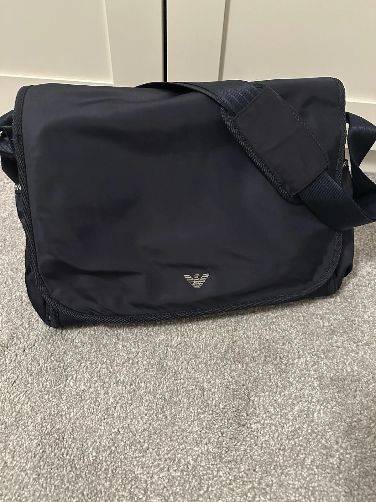 Emporio Armani Unisex Baby Changing Bag Set Navy