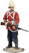 w.britains zulu war 20122 - British 24th Foot Standing at the Ready No.2