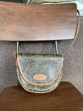Texier Leather Crossbody Bag With Paisley Pattern 