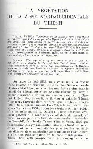 Institut Recherches Sahariennes Djebel Guehhad Zone Tibesti Téhé n'Tsita 1959 EO - Picture 14 of 24