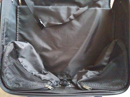 Samsonite 22" Black Wheeled Garment Bag Rolling Travel Luggage Suit Case Bi-Fold - Picture 9 of 12