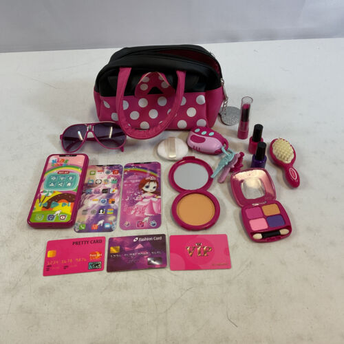 Kaodezhu Little Girls MNLSBB 2A Make Up Pretend Play Purse Set With Accessories - Picture 1 of 6