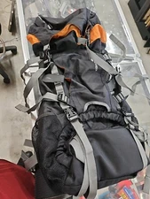 High Sierra Explorer 55 Hiking Backpack Orange And Black